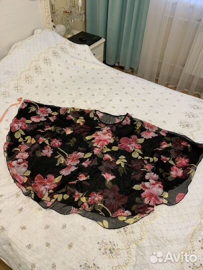 Блузка безразмерная летучая мышь 62