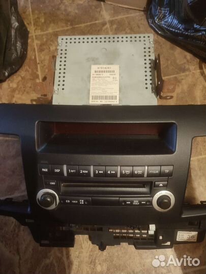 Штатная магнитола на мицубиси лансер