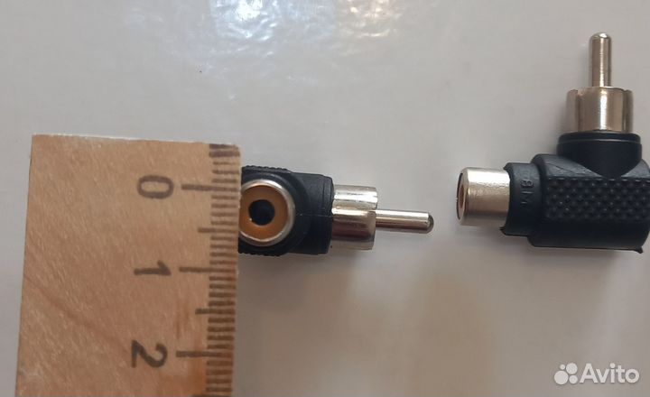 Переходник штекер Угловой. 3 шт.Цена за все