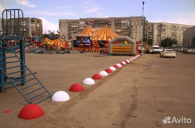 Полусфера парковочная