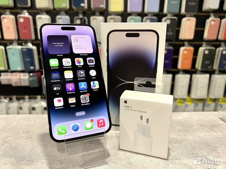 iPhone 14 Pro Max Black 256gb Отличный 98акб