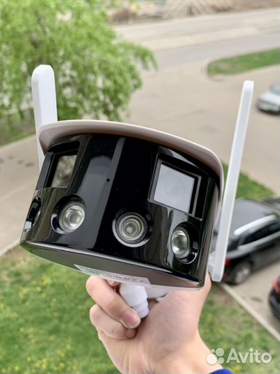 Уличная широкоугольная Wi-Fi камера 180, iCsee