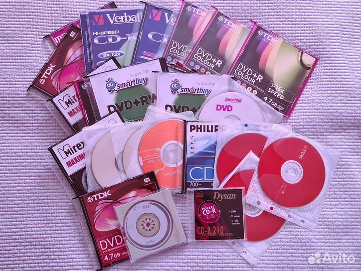 Cd диски чистые 26 шт. пакетом