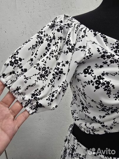 Платье (топ и юбка) на лето