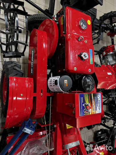 Дизельный мотоблок Хопер мт15е + плуг