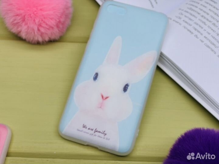 Силиконовый чехол на honor, samsung c принтом