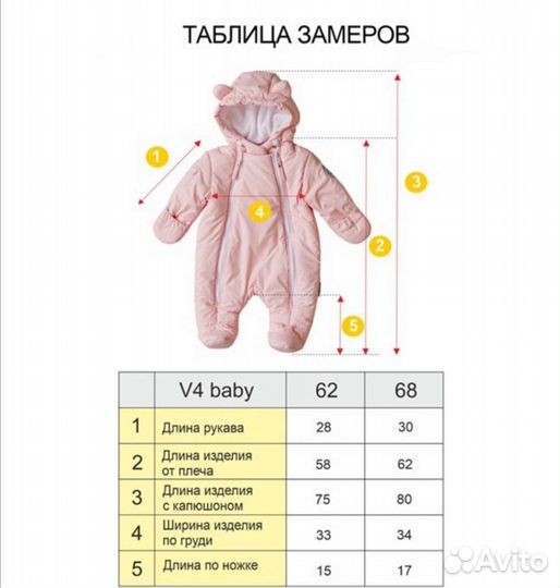 Комбинезон демисезонный 68 Sofuto