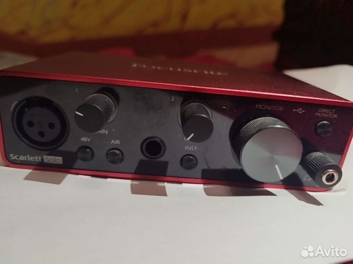 Звуковая карта focusrite Scarlett Solo 3rd Gen