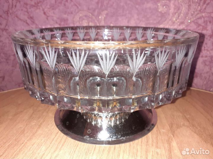 Конфетница на ножке СССР