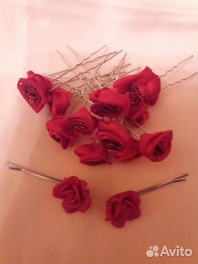 Крабики невидимки шпильки резинки заколки