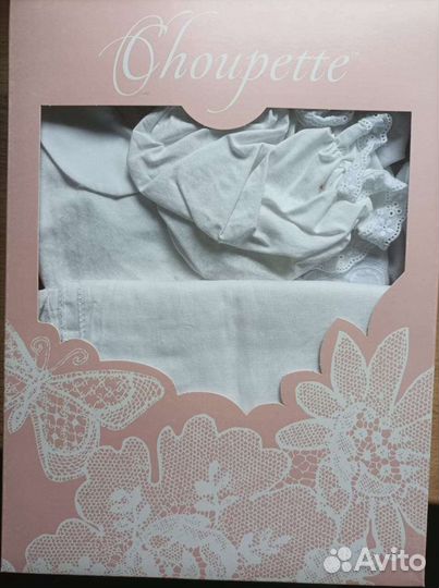 Крестильное платье и капор choupette