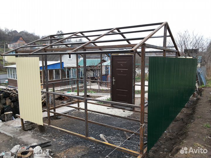 Заборы летний душ туалет сараи беседки бу