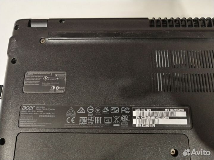 Ноутбук acer aspire 3