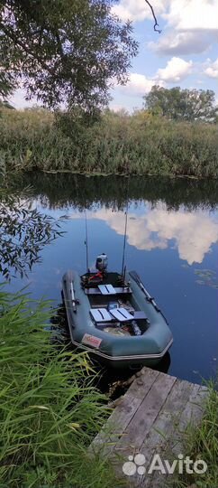 Лодочный мотор + лодка
