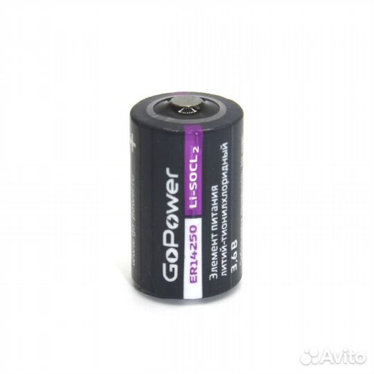 GoPower Элемент питания Li-socl2 ER14250 3,6 В