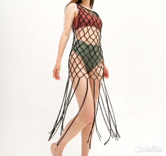 Макраме: топ сетка, платье, юбка, накидка