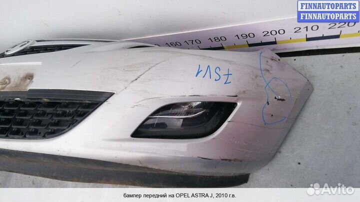 Бампер передний перед Opel Astra J, 2010