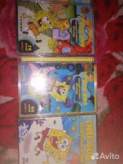 DVD мультики губка боб