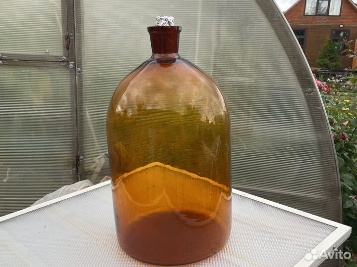 Бутыль 10 литров стекло