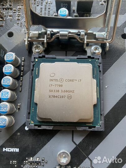 Процессор intel core i7-7700 lga1151 сокет