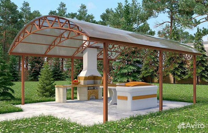 Навес для автомобиля