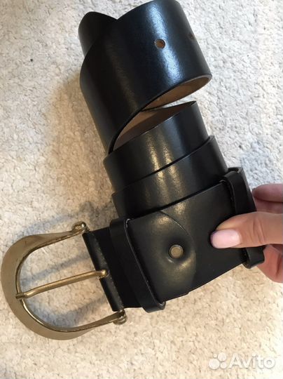 Широкий кожанный ремень женский Gherardini