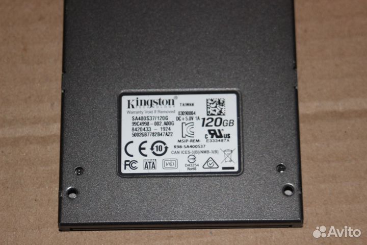 SSD SATA 120 Gb Kingston A400 SA400S37/120G