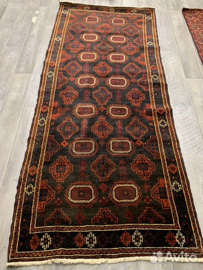 Иранский ворсовый ковер, балуччи 302х125см