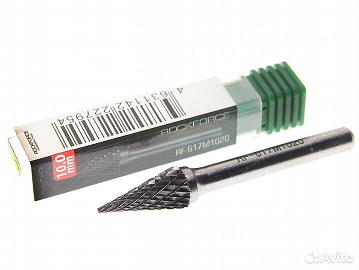 Шарошка по металлу 10мм коническая (хвостовик 6мм)