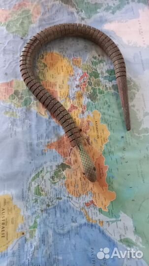 Змея гибкая деревянная