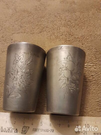 Стопка серебро 875 пробы