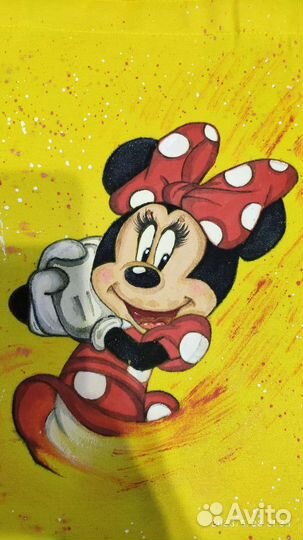 Ручная роспись сумка шопер