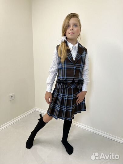 Костюм школьный для девочки 134