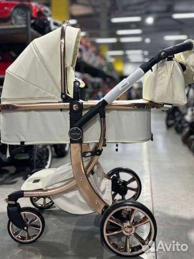 Коляска 3 в 1 lux эко кожа