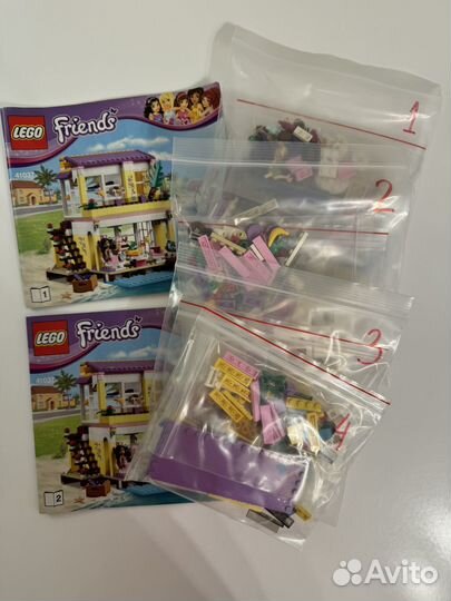 Lego friends дом на пляже