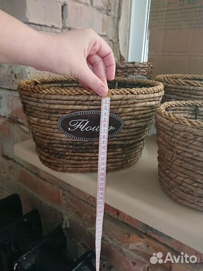 Корзина флористическая, интерьерная