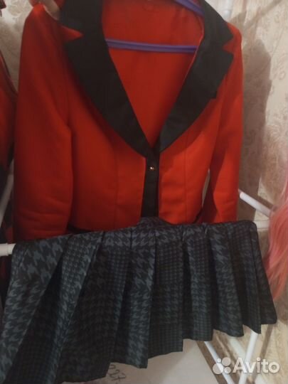 Костюмы косплей аниме безумный азарт юмеко