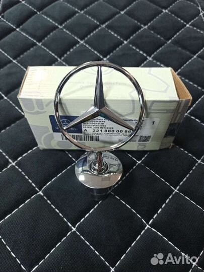 Прицел звезда на капот мерседес mercedes