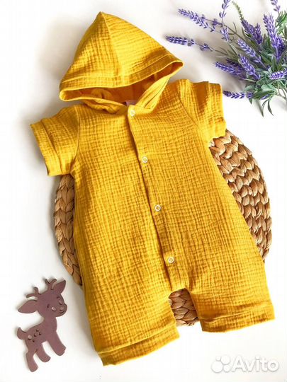 Муслиновая детская одежда