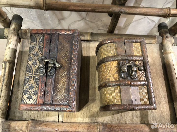 Шкатулка- сундучок 2 шт