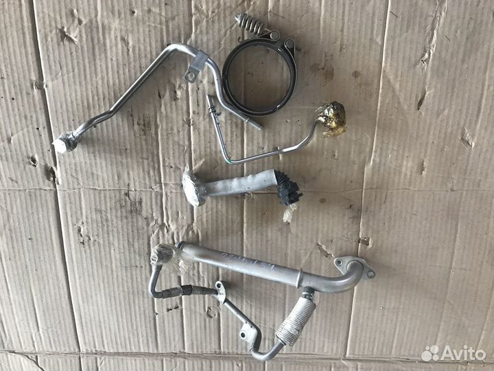 Трубки турбины на опель астра J
