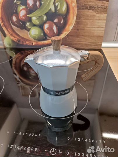Tognanaгейзерная кофеварка на 3 чашки Stone&Wood