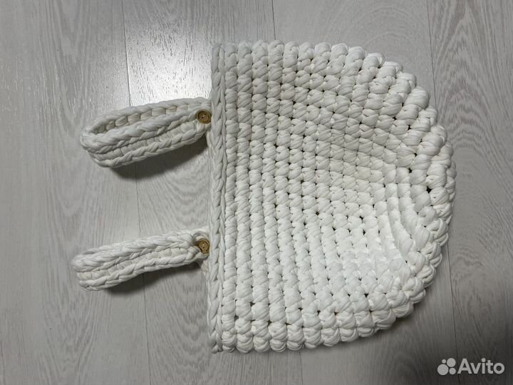 Хлопковые корзинки на детскую кроватку