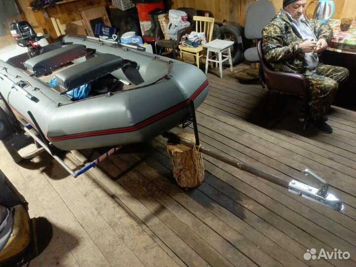 Лодка пвх с мотором и прицепом