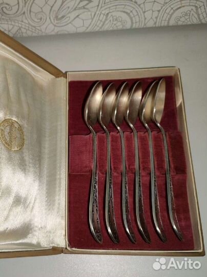 Чайные ложки из мельхиора СССР