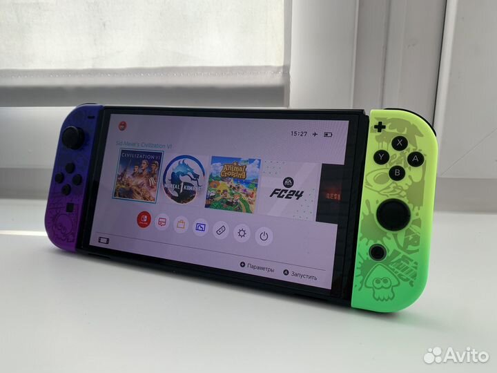 Nintendo switch oled splatoon 3 edition