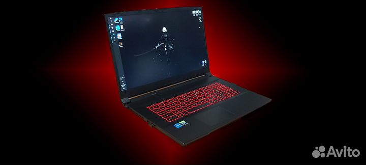 Игровой ноутбук 17.3 MSI i5 11400h/8/256/1650 4гб