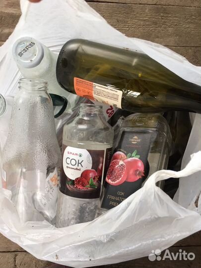 Бутылки стеклянные 1 л