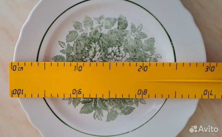 Блюдо (тарелка) фарфор, 30 см. Редкая. СССР - 1954