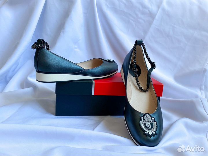 Балетки натуральная кожа 39 новые